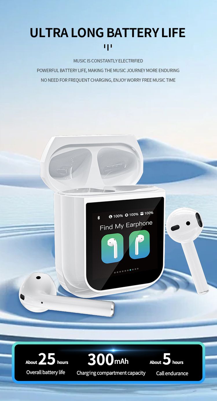 Touch Screen Wireless Earbuds 